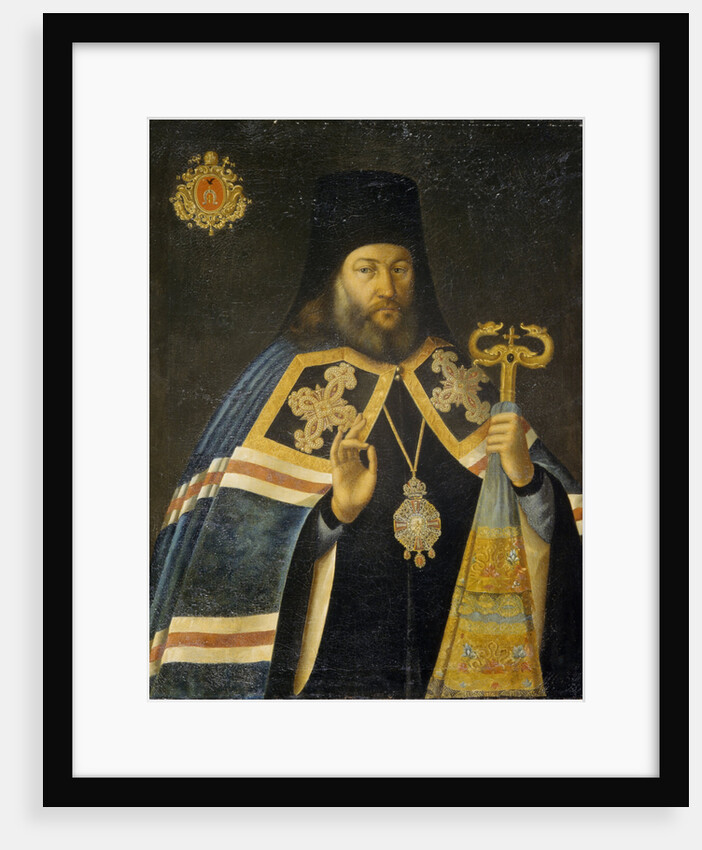 Theodosius Yankovsky, Archbishop of St. Petersburg and Prior of Alexander Nevsky Monastery, 1770s by Alexei Petrovich Antropov