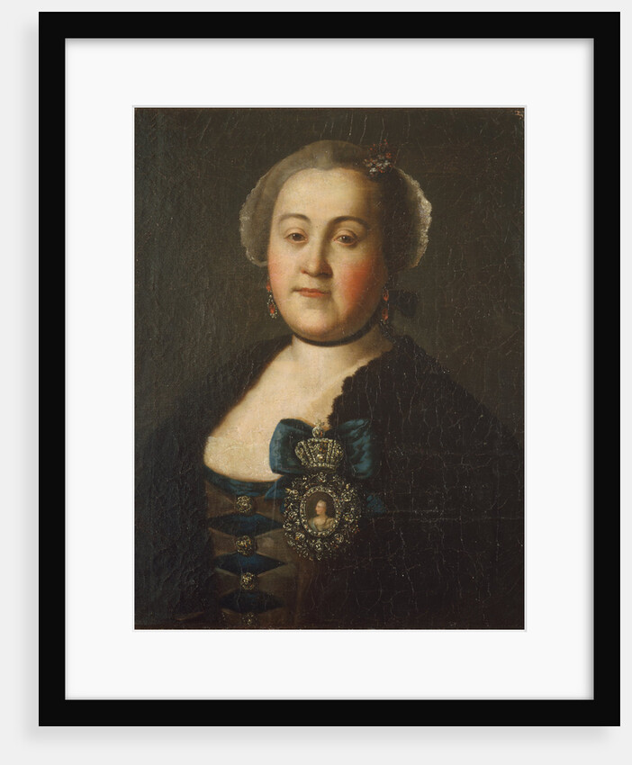 Portrait of Countess Agrippina Leontievna Apraxina, End of 1750s by Alexei Petrovich Antropov