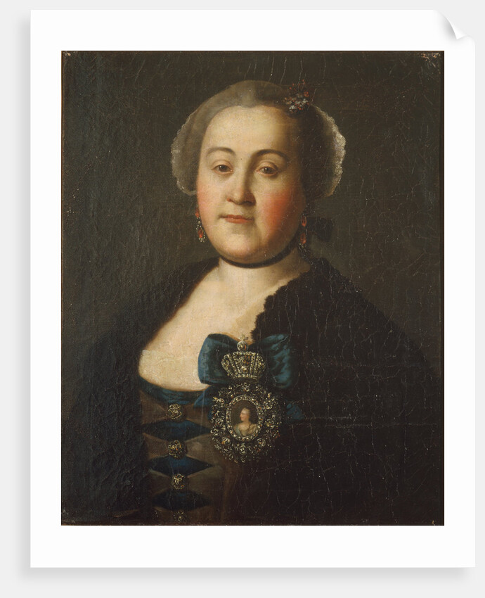 Portrait of Countess Agrippina Leontievna Apraxina, End of 1750s by Alexei Petrovich Antropov