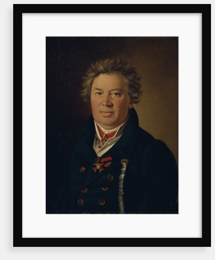 Portrait of the architect Fyodor Kirillovich Sokolov, 1819 by Nikolai Ivanovich Argunov
