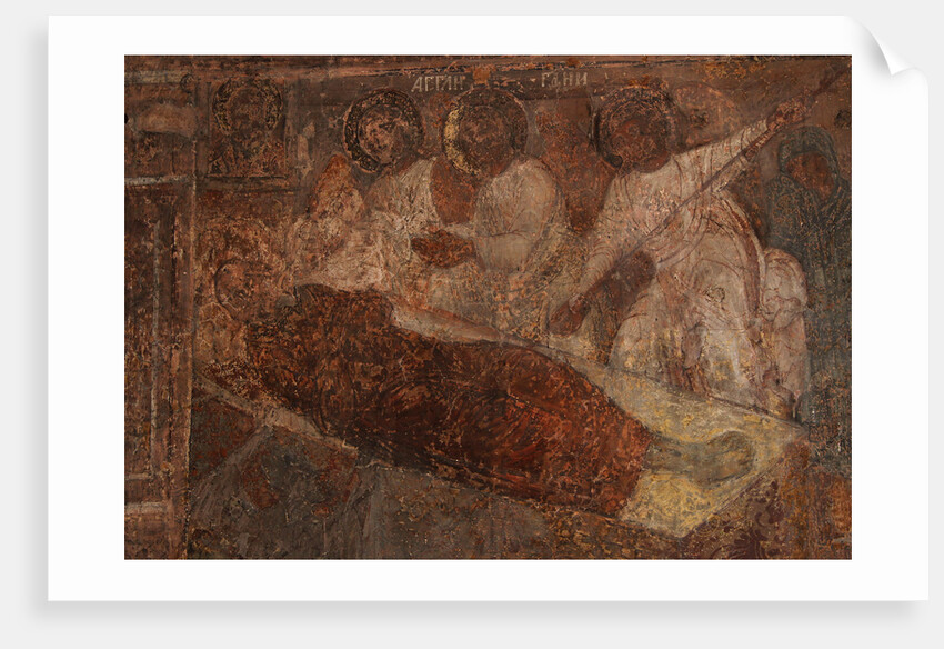 Fresco in the Cathedral of Our Lady of the Sign, Novgorod, Early 18th cen by Ivan Yakovlevich Bakhmatov
