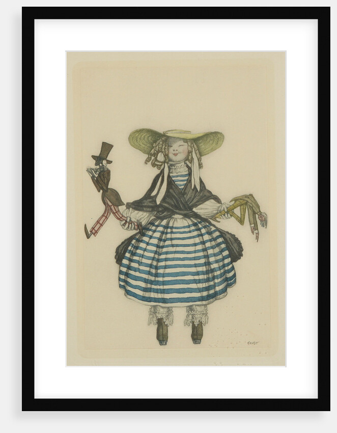 Costume design for the ballet The Fairy Doll by J. Bayer, 1903 by Léon Bakst