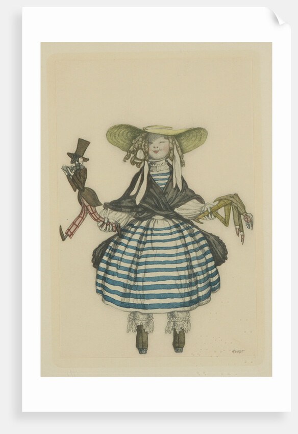 Costume design for the ballet The Fairy Doll by J. Bayer, 1903 by Léon Bakst