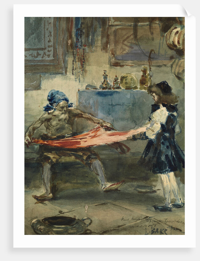 Oriental Scene by Léon Bakst