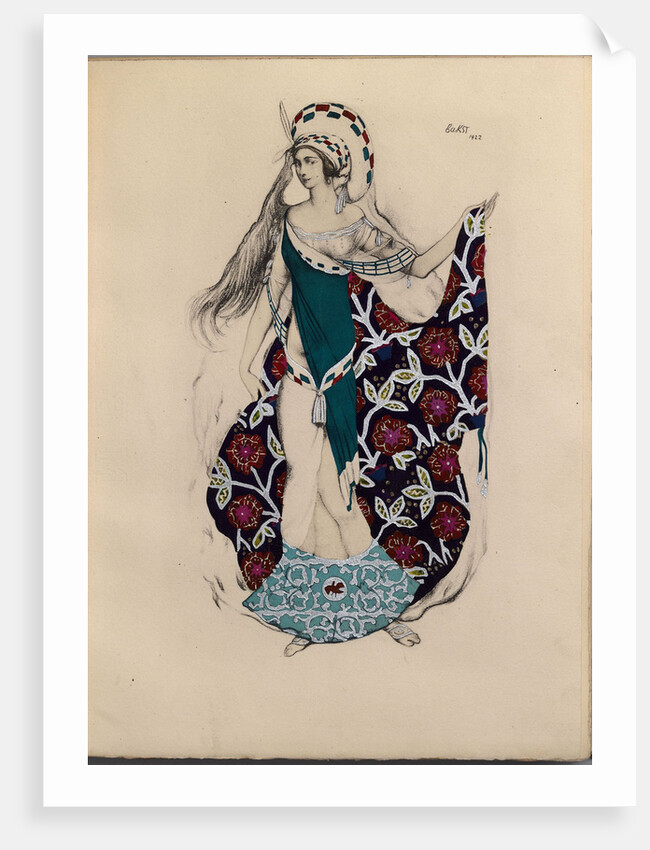 Costume design for the ballet Artémis troublée by Paul Paray, 1922 by Léon Bakst