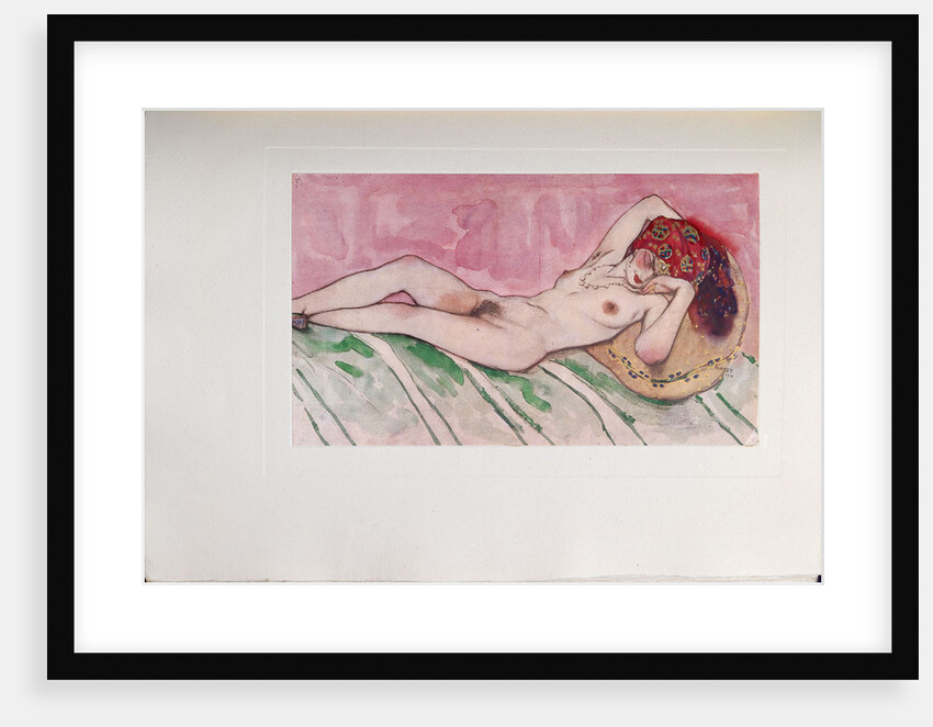 Sleeping Sultans Wife, 1916 by Léon Bakst