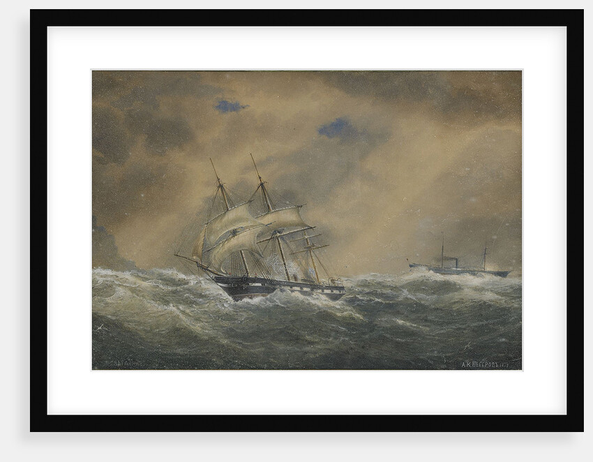 The Steam Frigate Svetlana, 1878 by Alexander Karlovich Beggrov