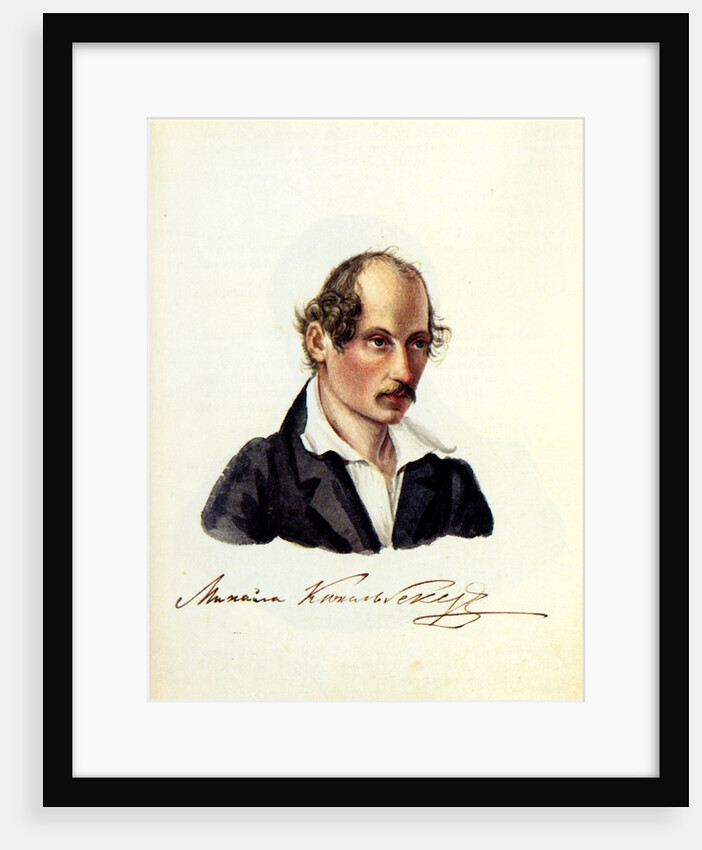 Portrait of Decembrist Mikhail Kuechelbecker, 1831 by Nikolai Alexandrovich Bestuzhev
