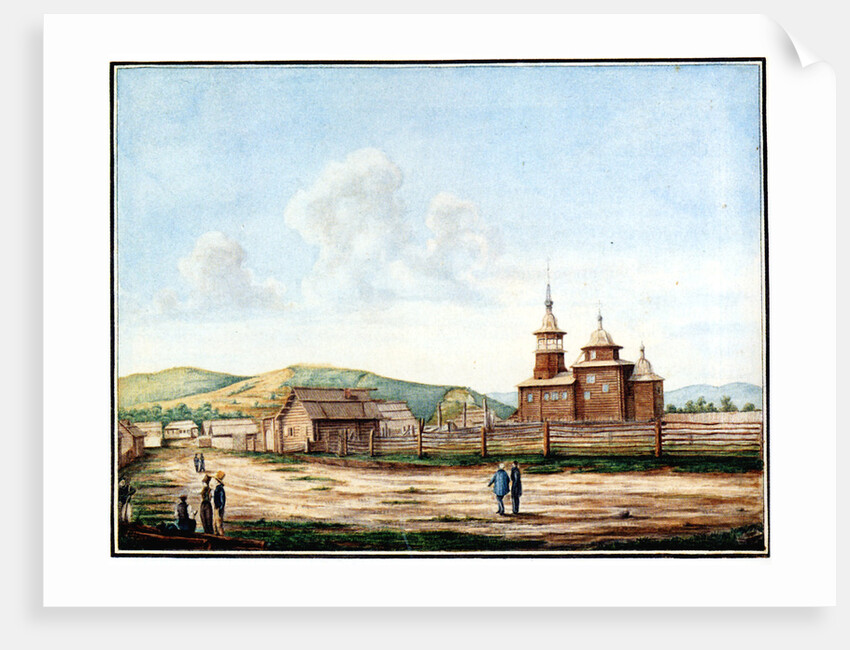Church in Chita, 1829-1839 by Nikolai Alexandrovich Bestuzhev
