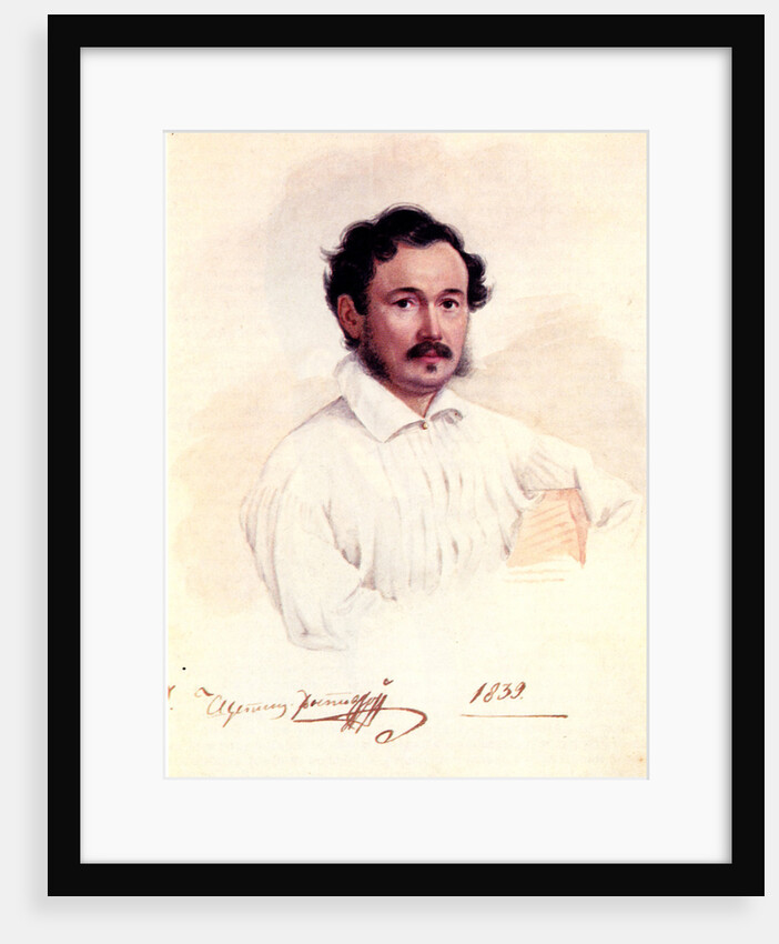 Portrait of Decembrist Duke Dmitry Shchepin-Rostovsky, 1839 by Nikolai Alexandrovich Bestuzhev
