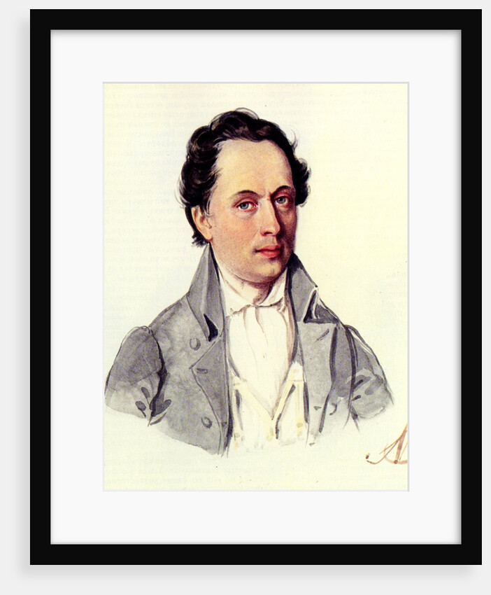Portrait of Leopold Niemirowski, 1843 by Nikolai Alexandrovich Bestuzhev