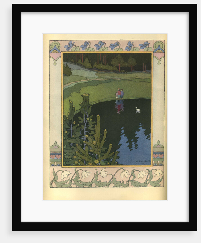 Illustration to the fairytale The White Duck, 1902 by Ivan Yakovlevich Bilibin