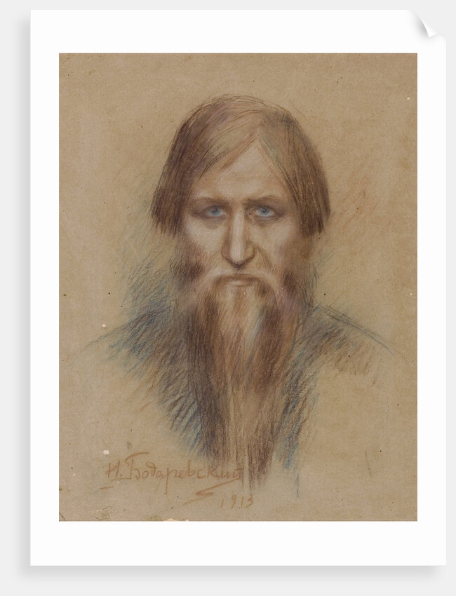Portrait of the Russian mystic Grigory Rasputin, 1913 by Nikolai Kornilovich Bodarevsky