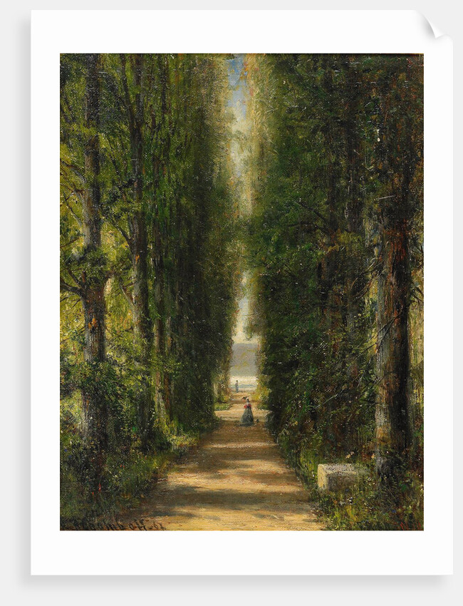 The Avenue, 1867 by Alexei Petrovich Bogolyubov