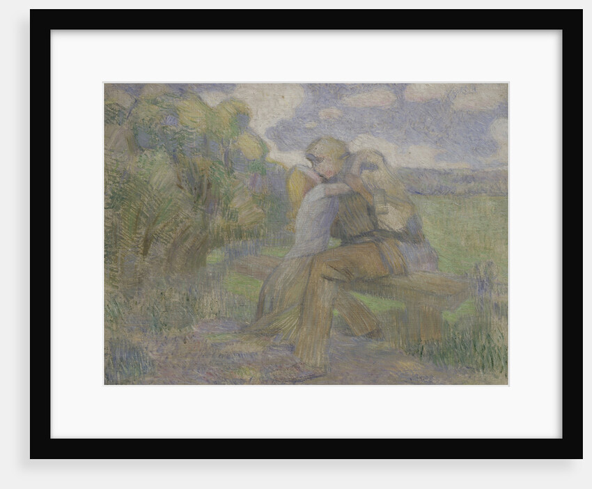 The Kiss, 1897 by Viktor Elpidiforovich Borisov-Musatov