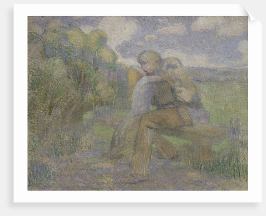 The Kiss, 1897 by Viktor Elpidiforovich Borisov-Musatov