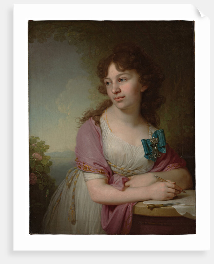 Portrait of Princess Yekaterina Alexeyevna Dolgorukova, née Countess Vasilyeva, 1798 by Vladimir Lukich Borovikovsky
