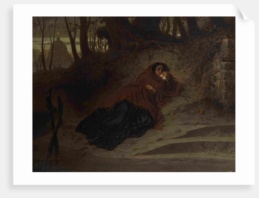 Abandoned. The Vatican and Sin, 1872 by Feodor Andreyevich Bronnikov