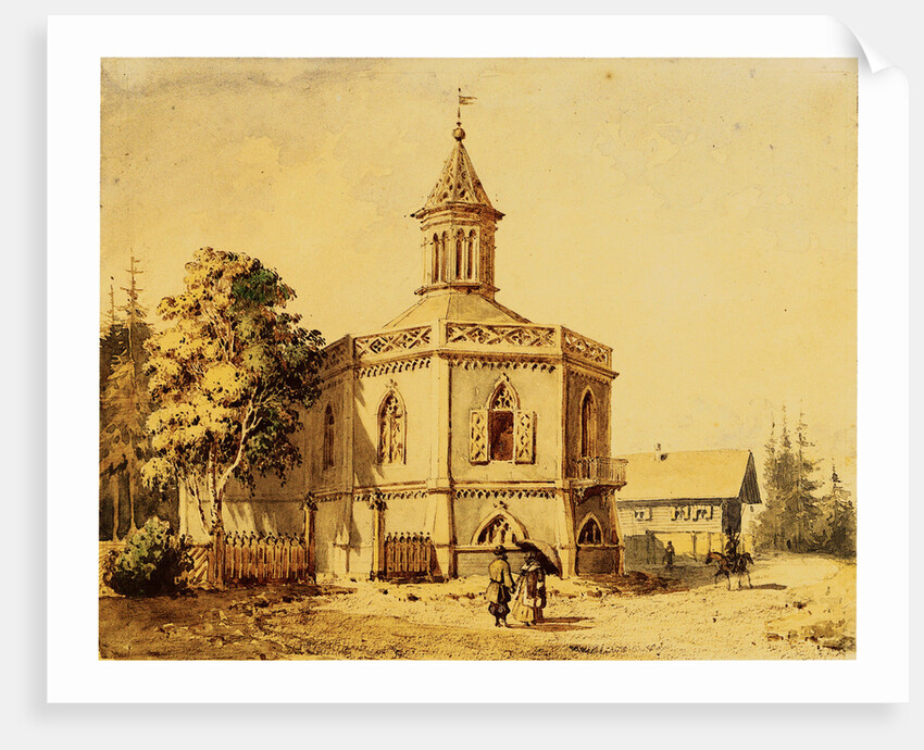 The Dairy Farm Pavilion in the Pavlovsk Park by Iosif Ivanovich Charlemagne