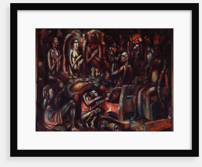 Feast of the Kings, 1913 by Pavel Nikolayevich Filonov