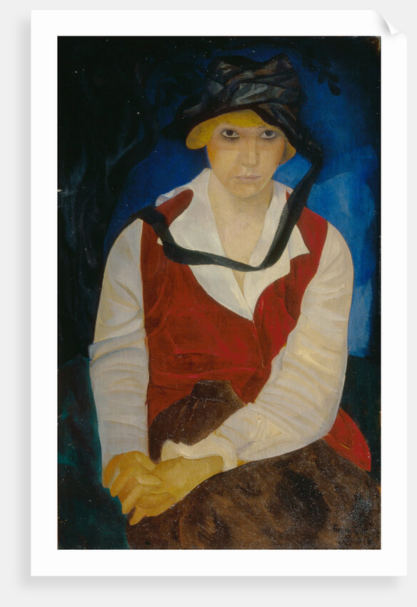Portrait of the artists wife, 1917 by Boris Dmitryevich Grigoriev