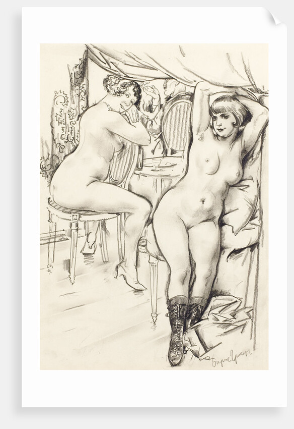 Prostitutes by Boris Dmitryevich Grigoriev