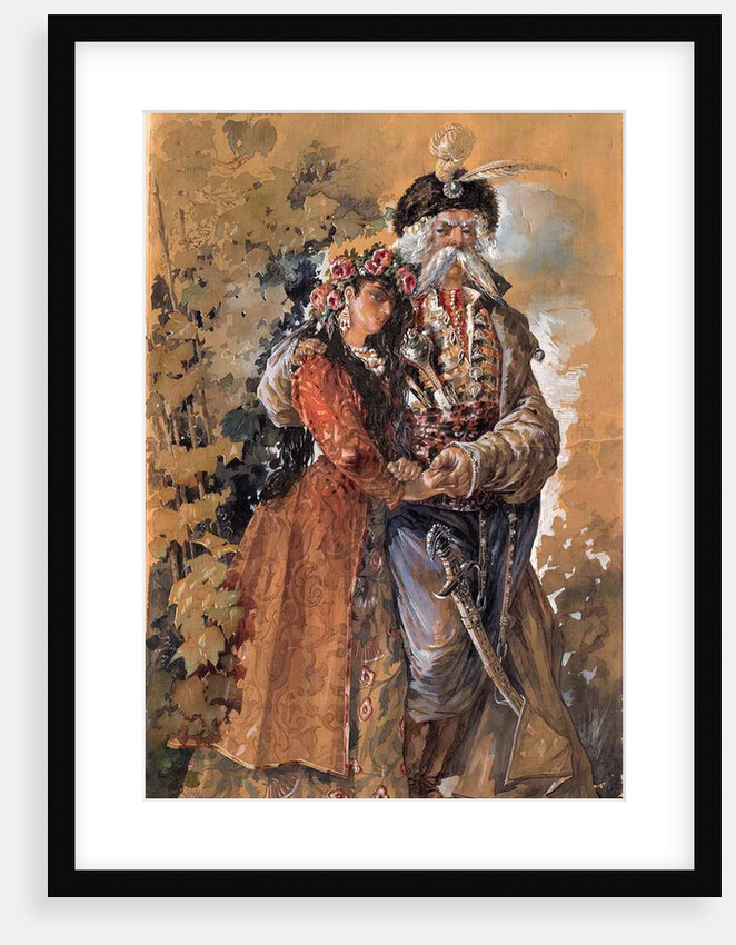 Mazepa with Maria, 1885 by Pavel Alexeyevich Grigoryev