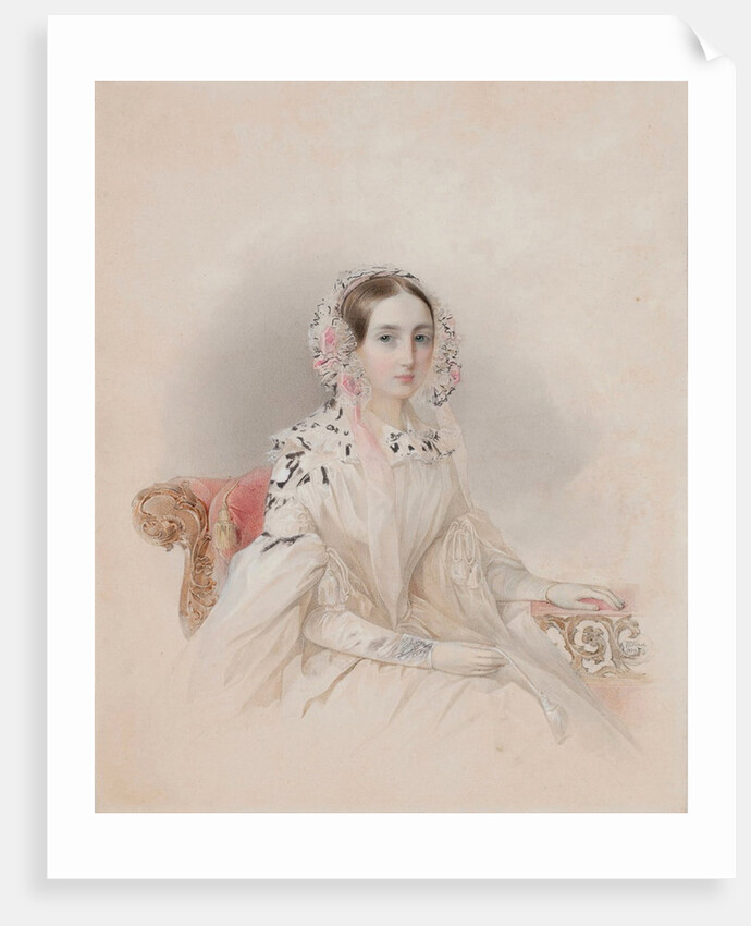 Portrait of Princess Therese of Nassau-Weilburg, 1838 by Vladimir Ivanovich Hau
