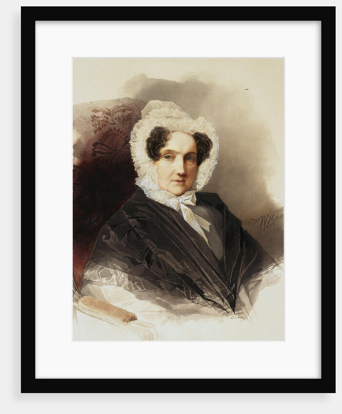 Portrait of Countess Anna Vladimirovna Bobrinskaya, 1837 by Vladimir Ivanovich Hau