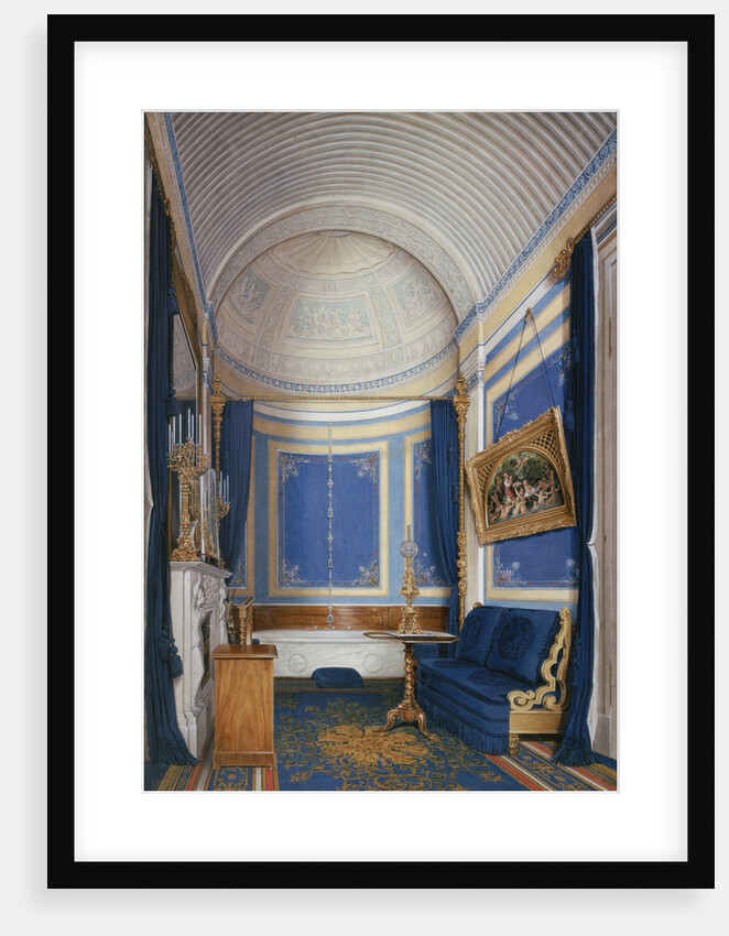 Interiors of the Winter Palace. The Bathroom of Empress Maria Alexandrovna, 1850s by Eduard Hau