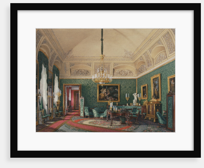 Interiors of the Winter Palace. The First Reserved Apartment by Eduard Hau
