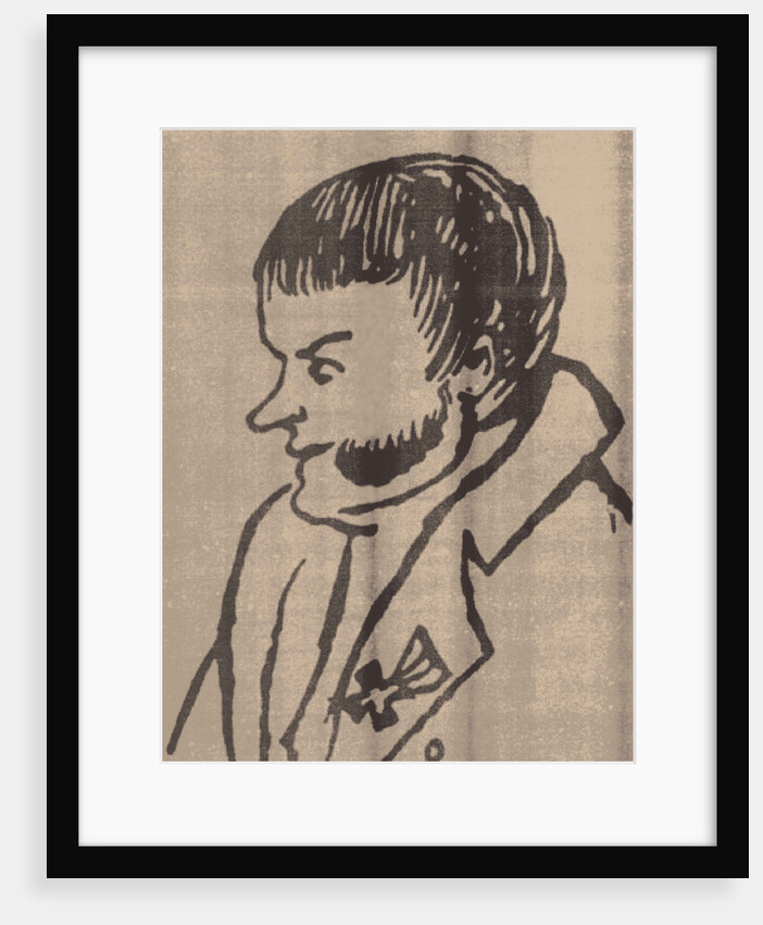 Alexander Petrovich Kunitsyn Detail of a caricature, 1816 by Alexey Demyanovich Illichevsky