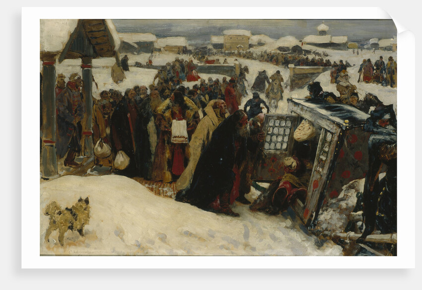 Arrival of a voivode, 1907 by Sergei Vasilyevich Ivanov
