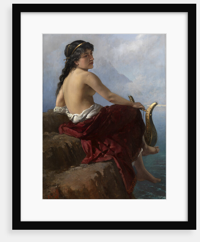 Sappho on the Lefkadas Cliff, 1889 by Alexander Izmailov