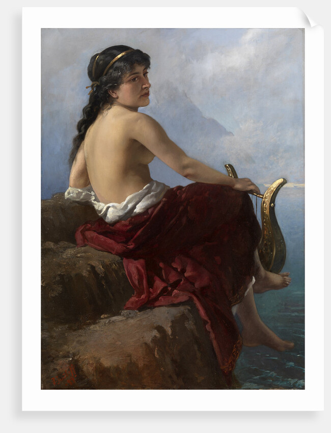 Sappho on the Lefkadas Cliff, 1889 by Alexander Izmailov