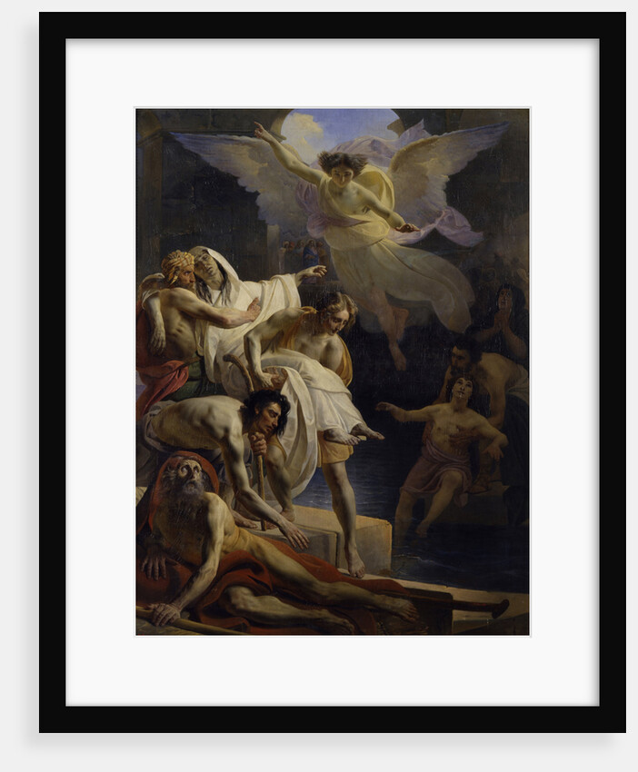 The healing at the Pool of Siloam, 1845 by Yakov Fyodorovich Kapkov