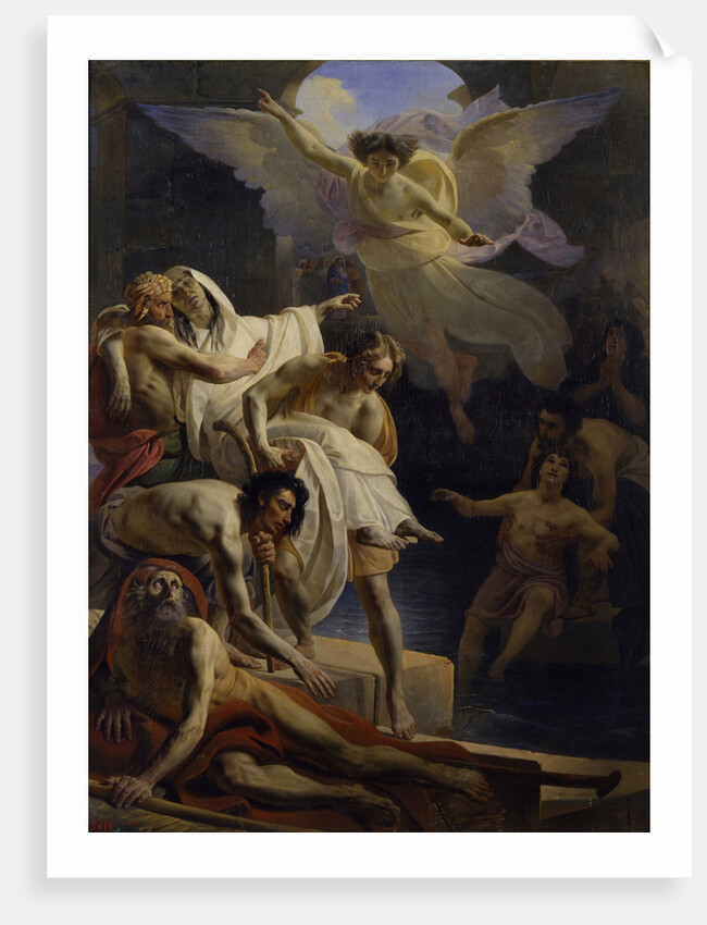 The healing at the Pool of Siloam, 1845 by Yakov Fyodorovich Kapkov