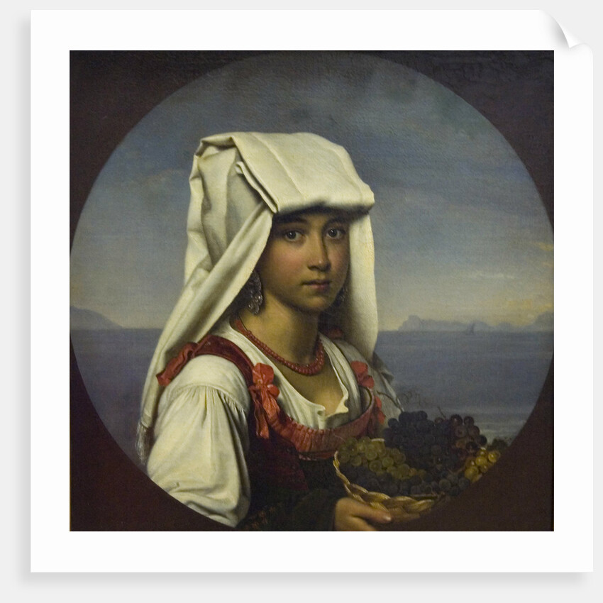 Neapolitan Girl with Fruits, 1831 by Orest Adamovich Kiprensky