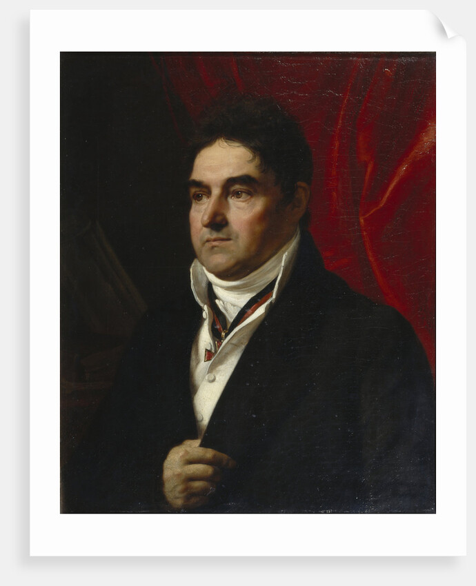 Portrait of Vasily Semyonovich Khvostov, 1814 by Orest Adamovich Kiprensky