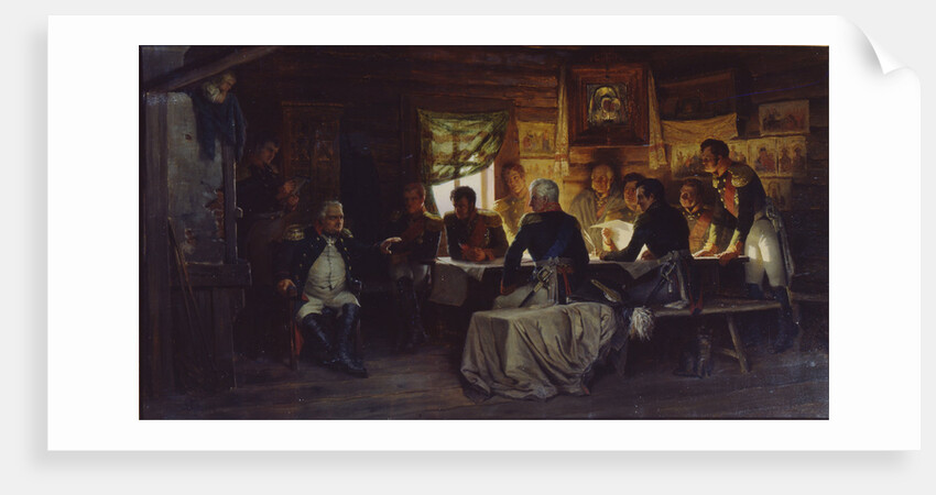 The military council in the village of Fili near Moscow on September 13th, 1812, 1882 by Alexei Danilovich Kivshenko