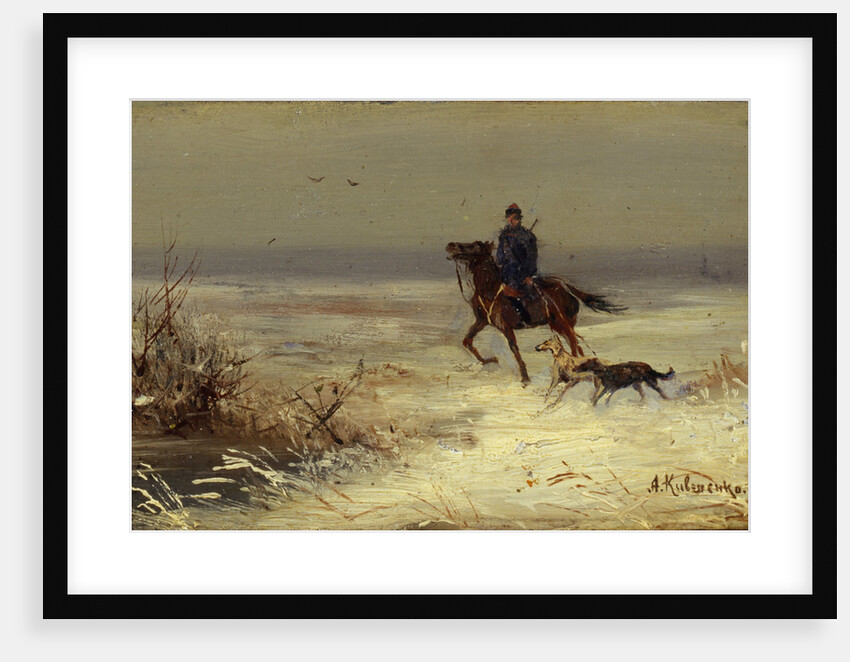 On the Hunting, Second Half of the 19th cen by Alexei Danilovich Kivshenko