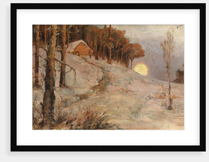 Winter Forest In A Rays Of Evening Sun, 1902 by Juli Julievich von Klever