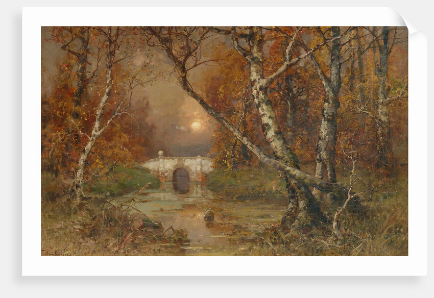 Neglected Park, 1883 by Juli Julievich von Klever