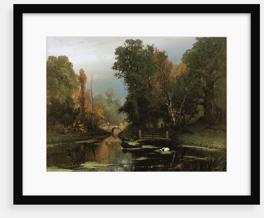 Overgrown pond (Gatchina park), 1878 by Juli Julievich von Klever