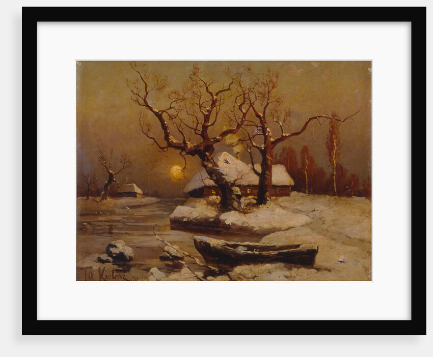 Winter evening, 1911 by Juli Julievich von Klever