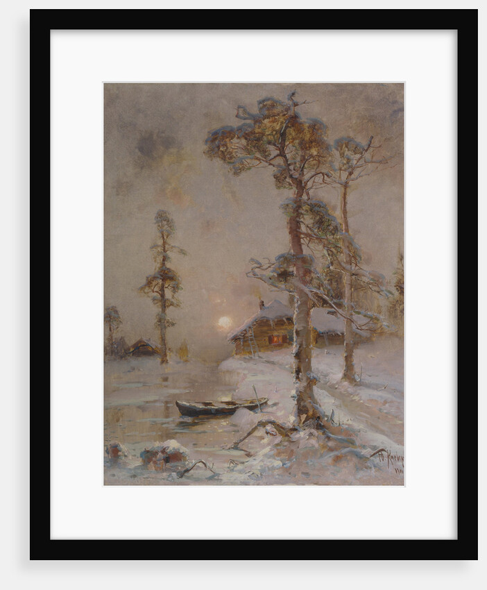 Winter Sunset, 1900 by Juli Julievich von Klever