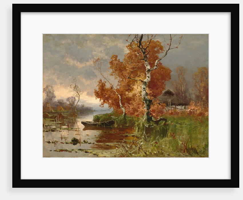 Autumn evening by Juli Julievich von Klever