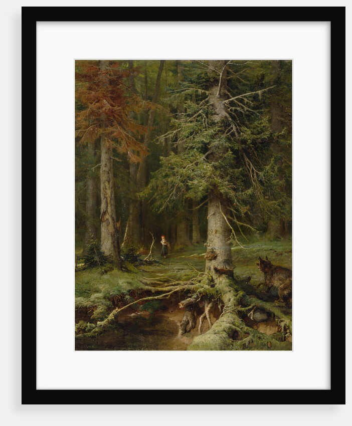 Little Red Riding Hood, 1887 by Juli Julievich von Klever