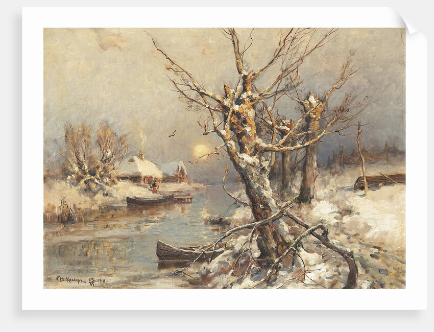 Winter sun, 1911 by Juli Julievich von Klever