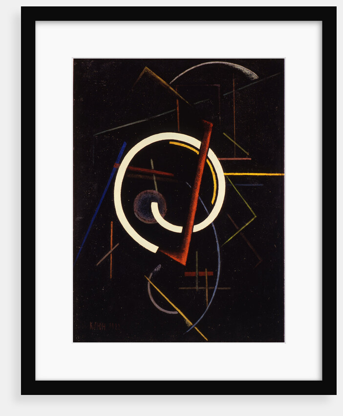 Linear structure, 1922 by Ivan Vassilyevich Klyun